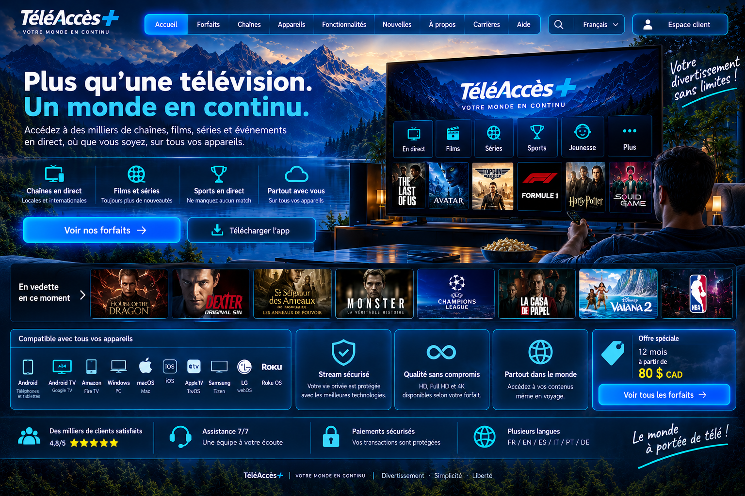 TéléAccès+ — Accueil